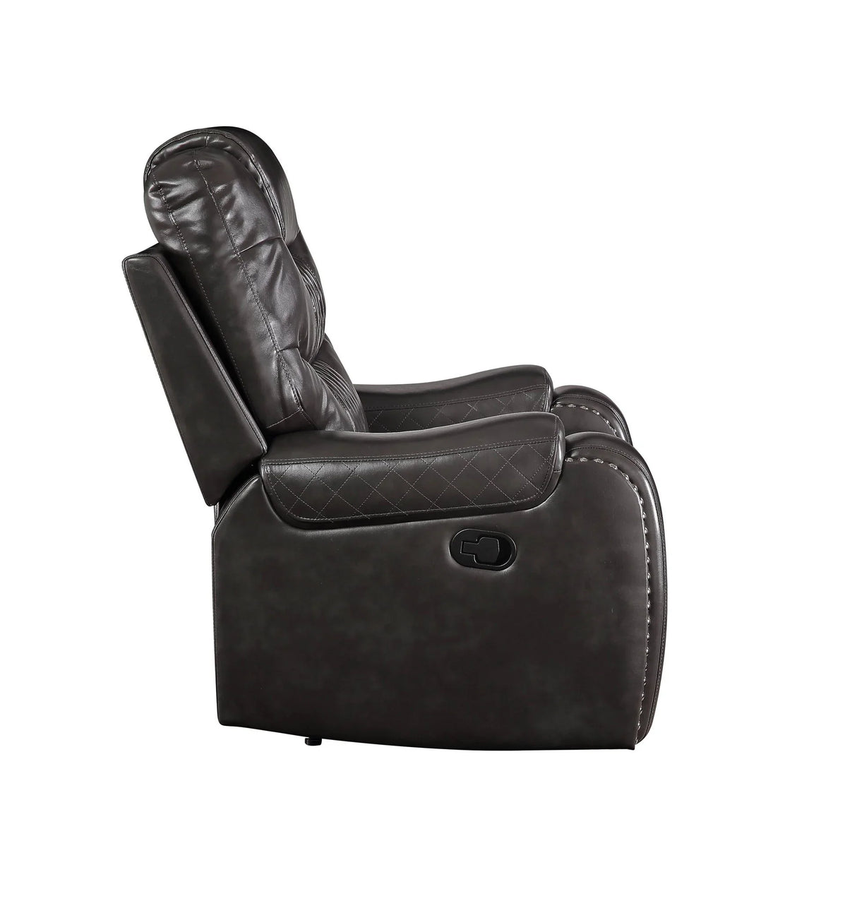Braylon - Recliner Loveseat With Cupholder Console - Brown - Furniture Home Direct