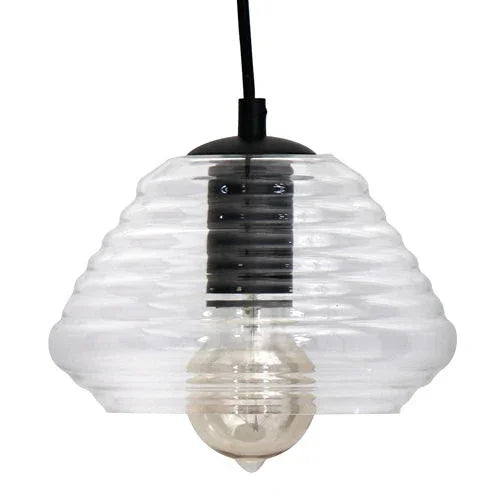 Torus - Triangle Industrial Pendant - Clear - Furniture Home Direct