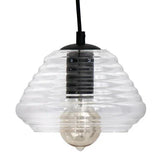 Torus - Triangle Industrial Pendant - Clear - Furniture Home Direct