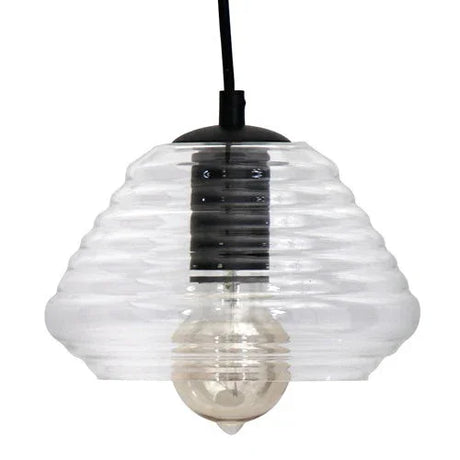 Torus - Triangle Industrial Pendant - Clear - Furniture Home Direct