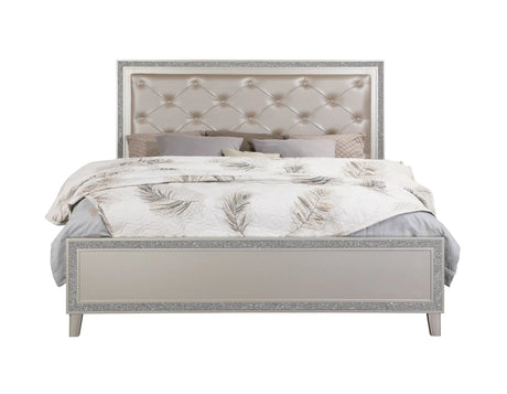 Sliverfluff - Bed With LED - Furniture Home Direct