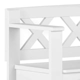 Amherst - Small Transitional Entryway Storage Bench - Furniture Home Direct
