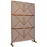 Freestanding Outdoor & Indoor Freestanding Metal Privacy Screen - Furniture Home Direct