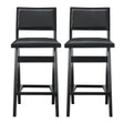 Keira - Bar Stool (Set of 2) - Black - Furniture Home Direct