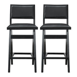 Keira - Bar Stool (Set of 2) - Black - Furniture Home Direct