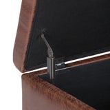 Owen - Upholstered Rectangular Storage Ottoman - Furniture Home Direct