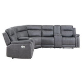 Eco - Sectional - Greige - Furniture Home Direct