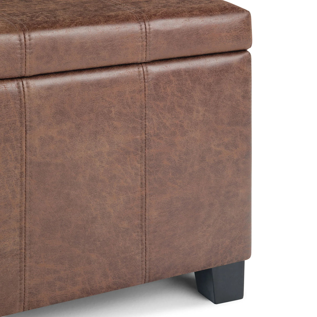 Dover - Upholstered Storage Ottoman Bench - Furniture Home Direct