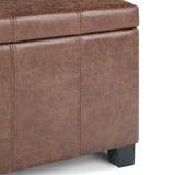 Dover - Upholstered Storage Ottoman Bench - Furniture Home Direct