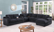 Celine - Chenille Fabric Corner Sectional Sofa With Right-Facing Chaise, Cupholders, And Charging Ports - Furniture Home Direct