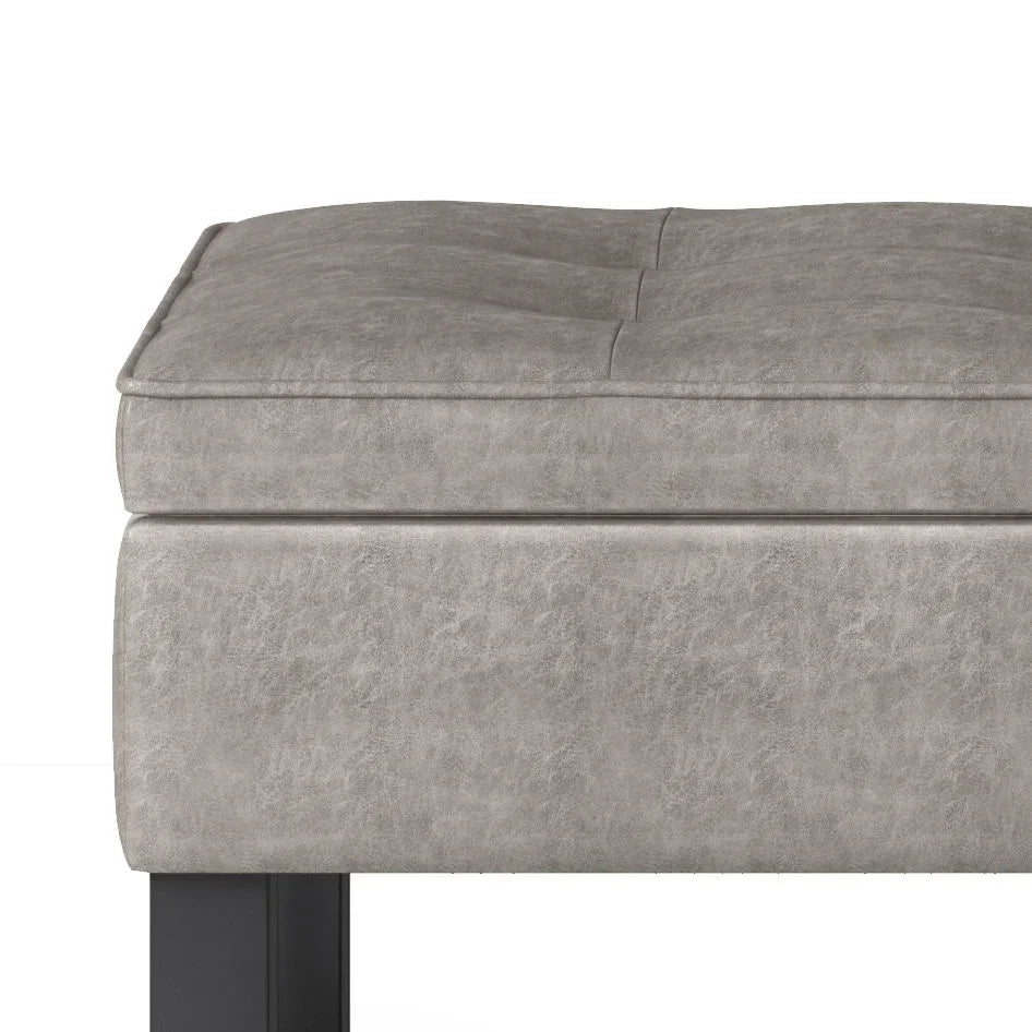 Cosmopolitan - Storage Ottoman Bench With Open Bottom - Furniture Home Direct