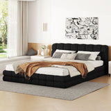 Upholstered Platform Bed With Headboard - Furniture Home Direct