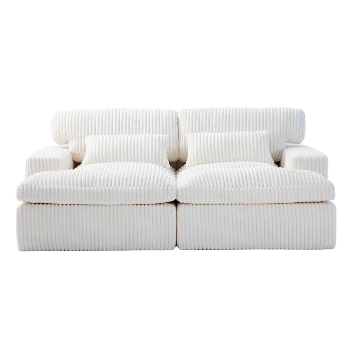 Double Chaise Lounge Chair, Oversized Upholstered Sleeper Cloud Couch - Furniture Home Direct