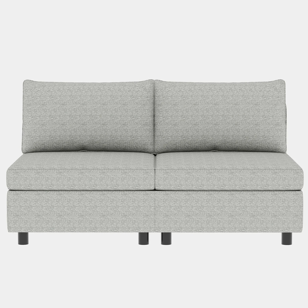 3 Pc Modular living room Set With Different Configurations, Light Gray - Furniture Home Direct