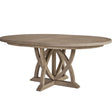 Round Dining Extendable Dining Table - Sand - Furniture Home Direct