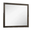 Monica - Mirror With Clean Lines - Dark Oak - Furniture Home Direct