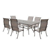 Cast Aluminum Dining Set With Sling Chairs - Furniture Home Direct