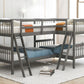L Shaped Bunk Bed With Ladder - Furniture Home Direct