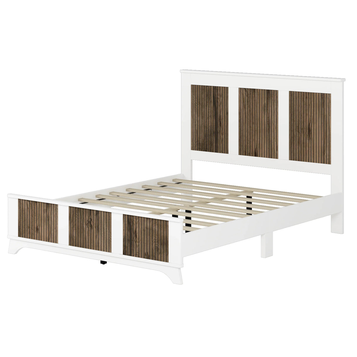 Queen Bedroom Set With Bed Dresser And Nightstands White - Furniture Home Direct