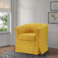 Tucker - Woven Fabric Swivel Barrel Chair - Furniture Home Direct
