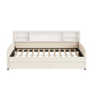 Luxurious Upholstered Platform Bed With Storage Drawers - Furniture Home Direct