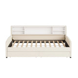 Luxurious Upholstered Platform Bed With Storage Drawers - Furniture Home Direct