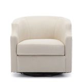 Isabelle - Swivel Glider Barrel Chair - Furniture Home Direct