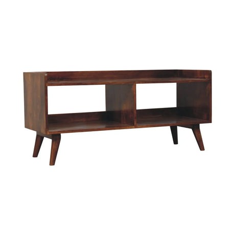 Open Top Media Unit - Brown - Furniture Home Direct
