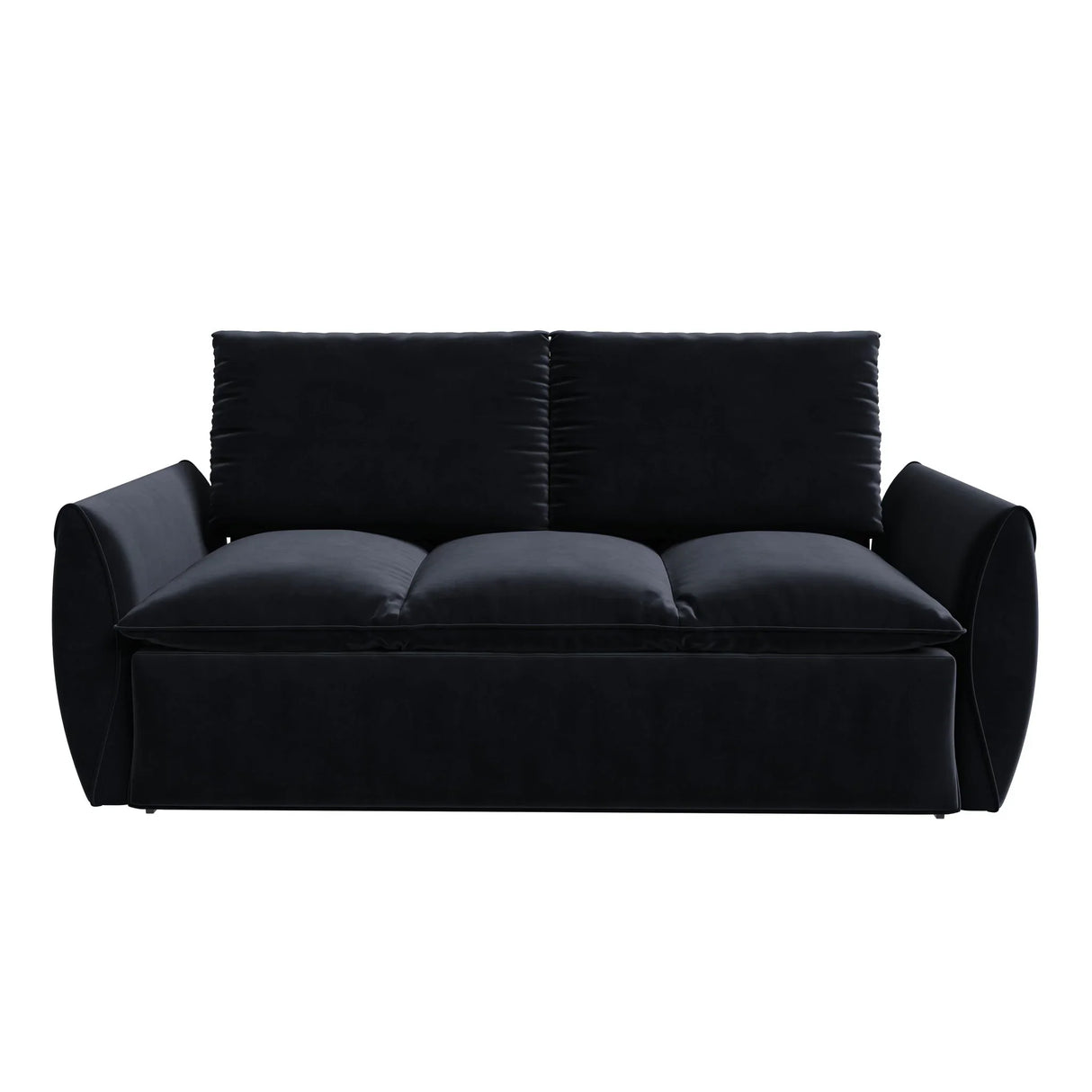 Pull Out Sofa Bed, 3 Seat Convertible Sleeper Sofa With 2 In 1 Pillow And Blanket Set - Furniture Home Direct