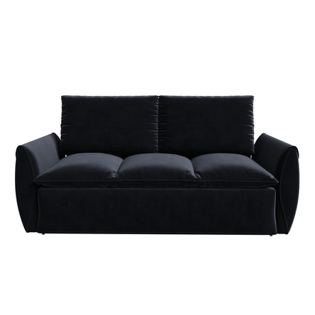 Pull Out Sofa Bed, 3 Seat Convertible Sleeper Sofa With 2 In 1 Pillow And Blanket Set - Furniture Home Direct