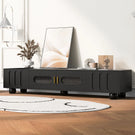 Modern TV Stand For TVs Up To 80", 2 Drawers And Cabinet - Furniture Home Direct