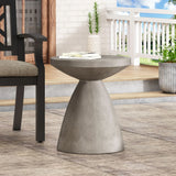 Outdoor / Indoor Lightweight Concrete Side Table