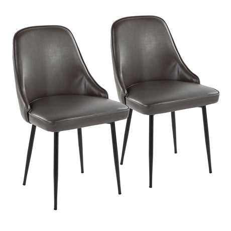 Marcel - Contemporary Dining Chair (Set of 2) - Furniture Home Direct