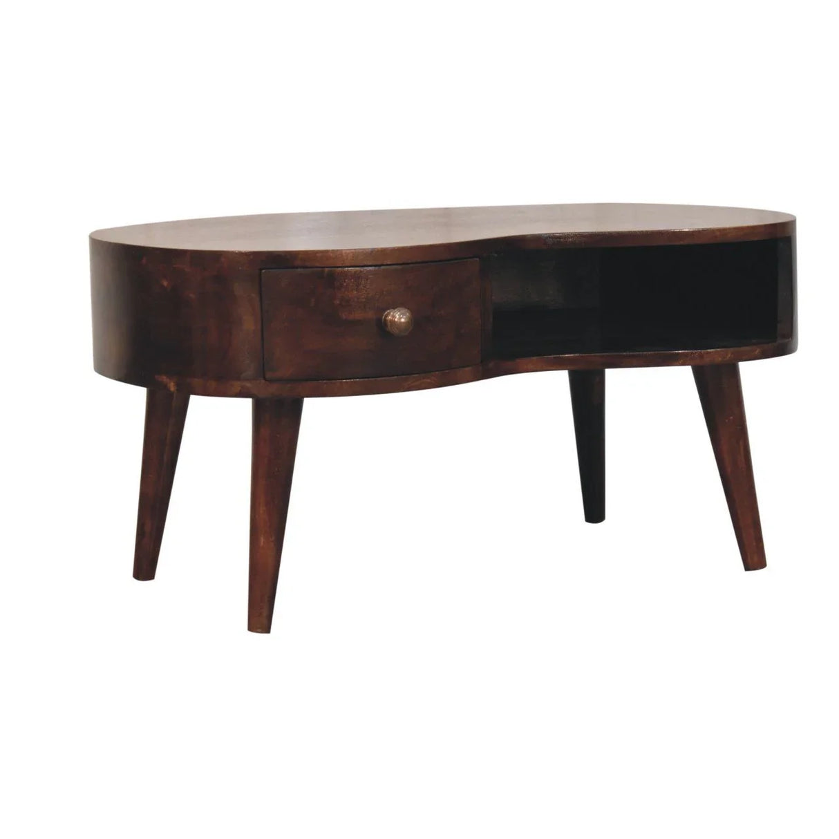 Wave Coffee Table With 1 Drawer - Furniture Home Direct