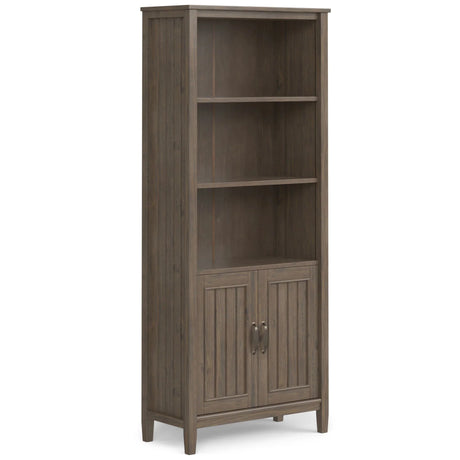 Lev - Bookcase - Smoky Brown - Furniture Home Direct