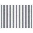 Outsunny - Reversible Outdoor Rug, 9' x 12' Waterproof Plastic Straw Floor Mat, Portable Rv Camping Carpet With Carry Bag, Large Floor Mat For Backyard, Deck, Picnic, Beach - Gray & White Striped - Furniture Home Direct