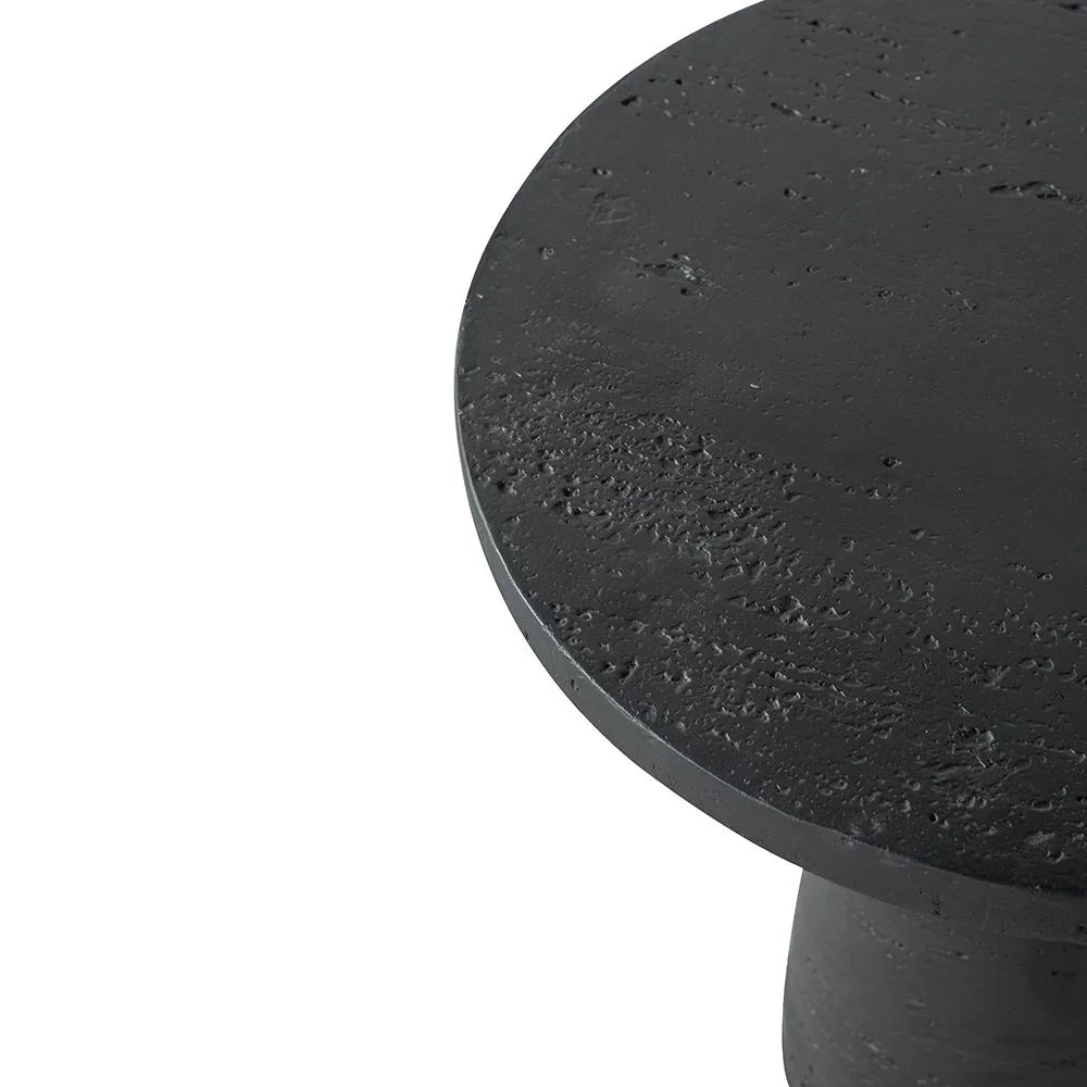 Round Side Table With Pedestal Base - Furniture Home Direct