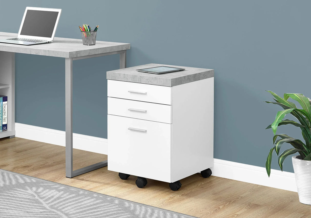 File Cabinet Rolling Mobile Storage Drawers Printer Stand For Office - Furniture Home Direct