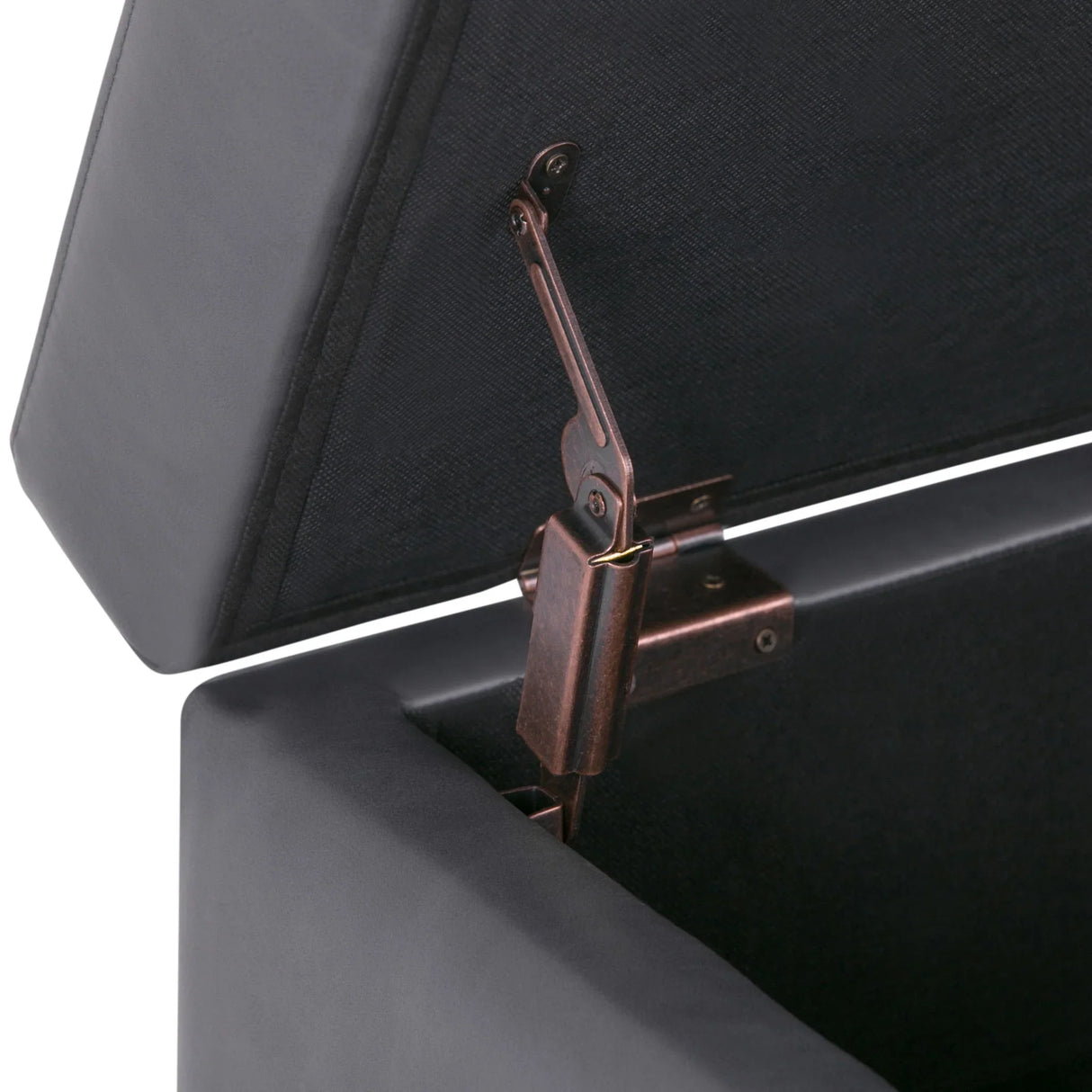 Oregon - Contemporary Storage Ottoman Bench With Tray - Furniture Home Direct