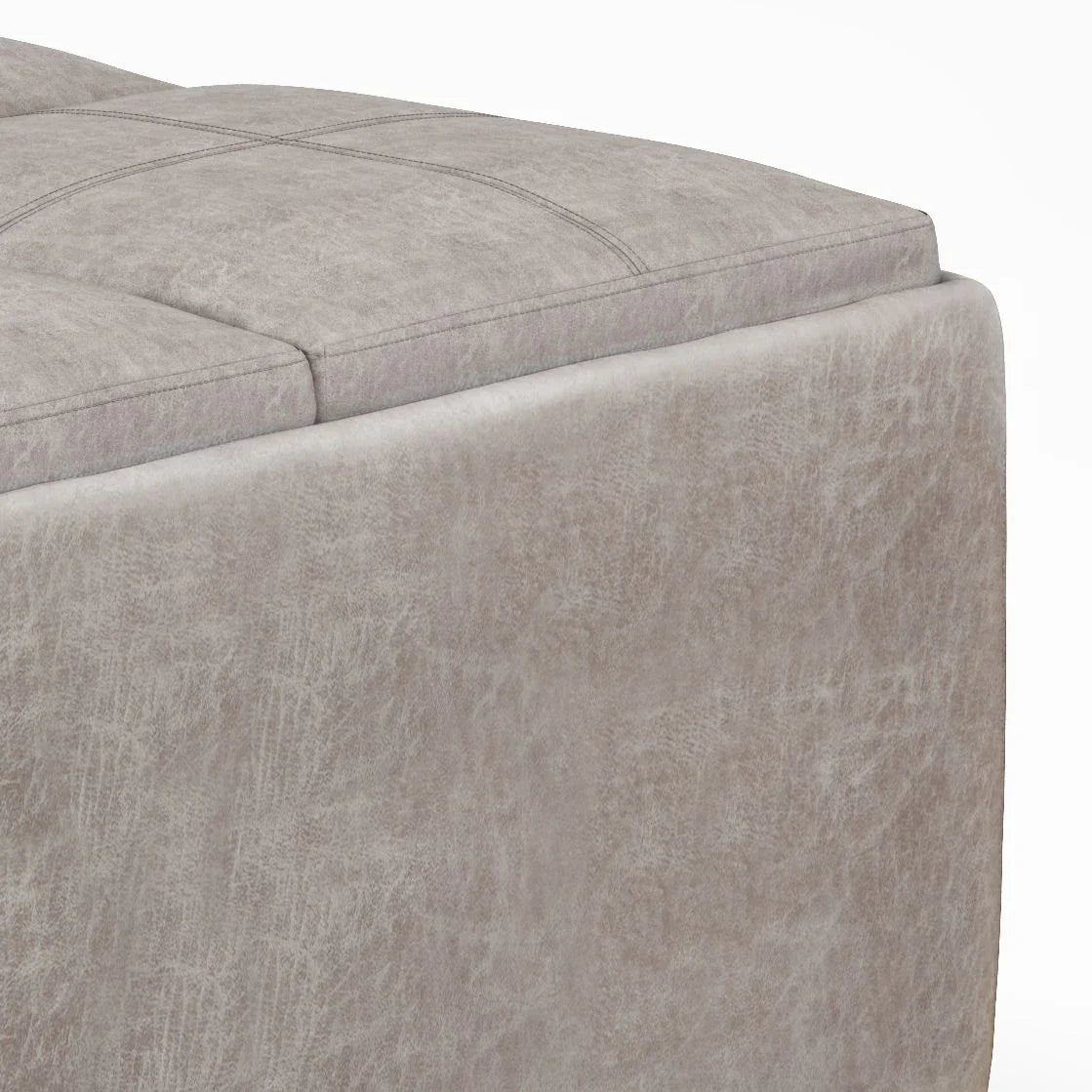 Avalon - Square Coffee Table, Storage Ottoman - Furniture Home Direct