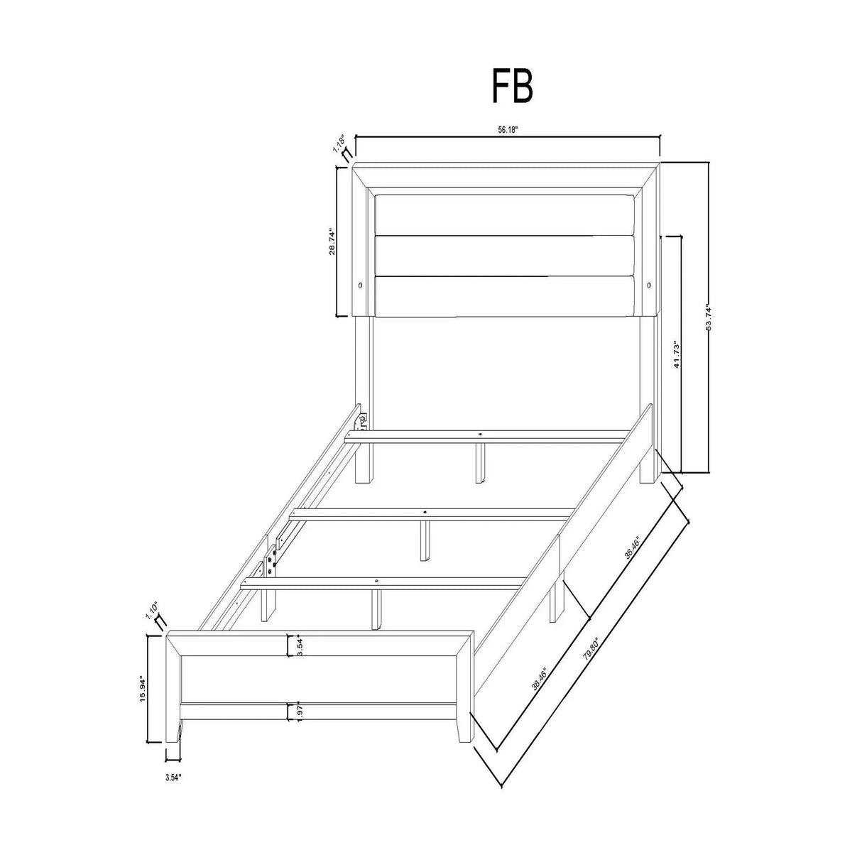 Omoda - Bed With LED - Furniture Home Direct