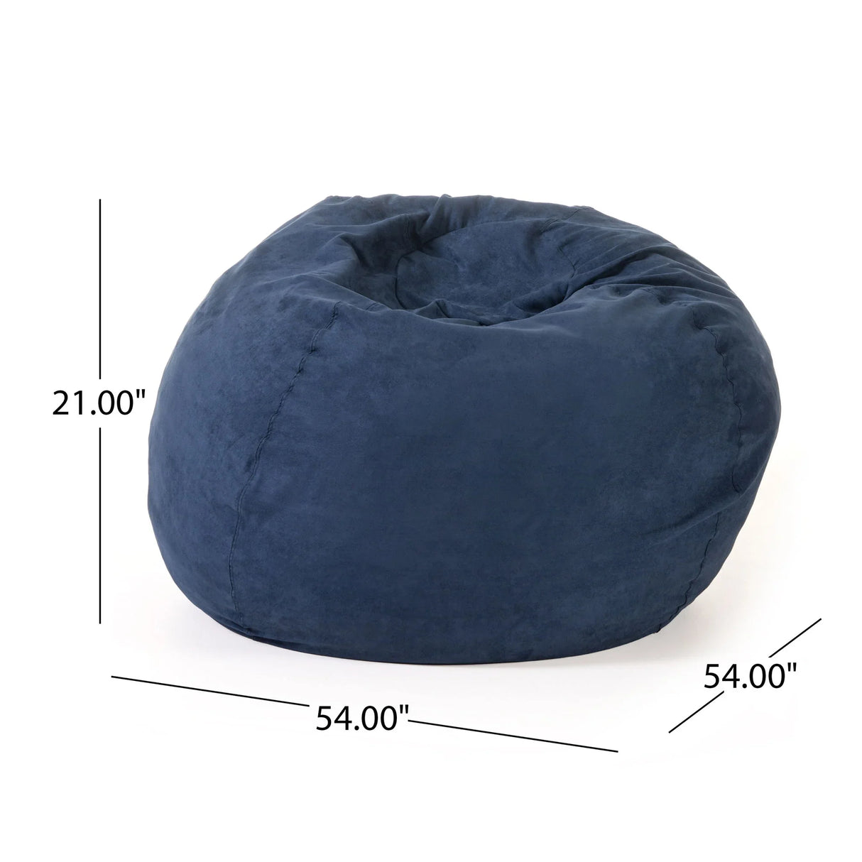 Comfortable High Density Shredded Foam Bean Bag Chair With Removable Cover - Furniture Home Direct