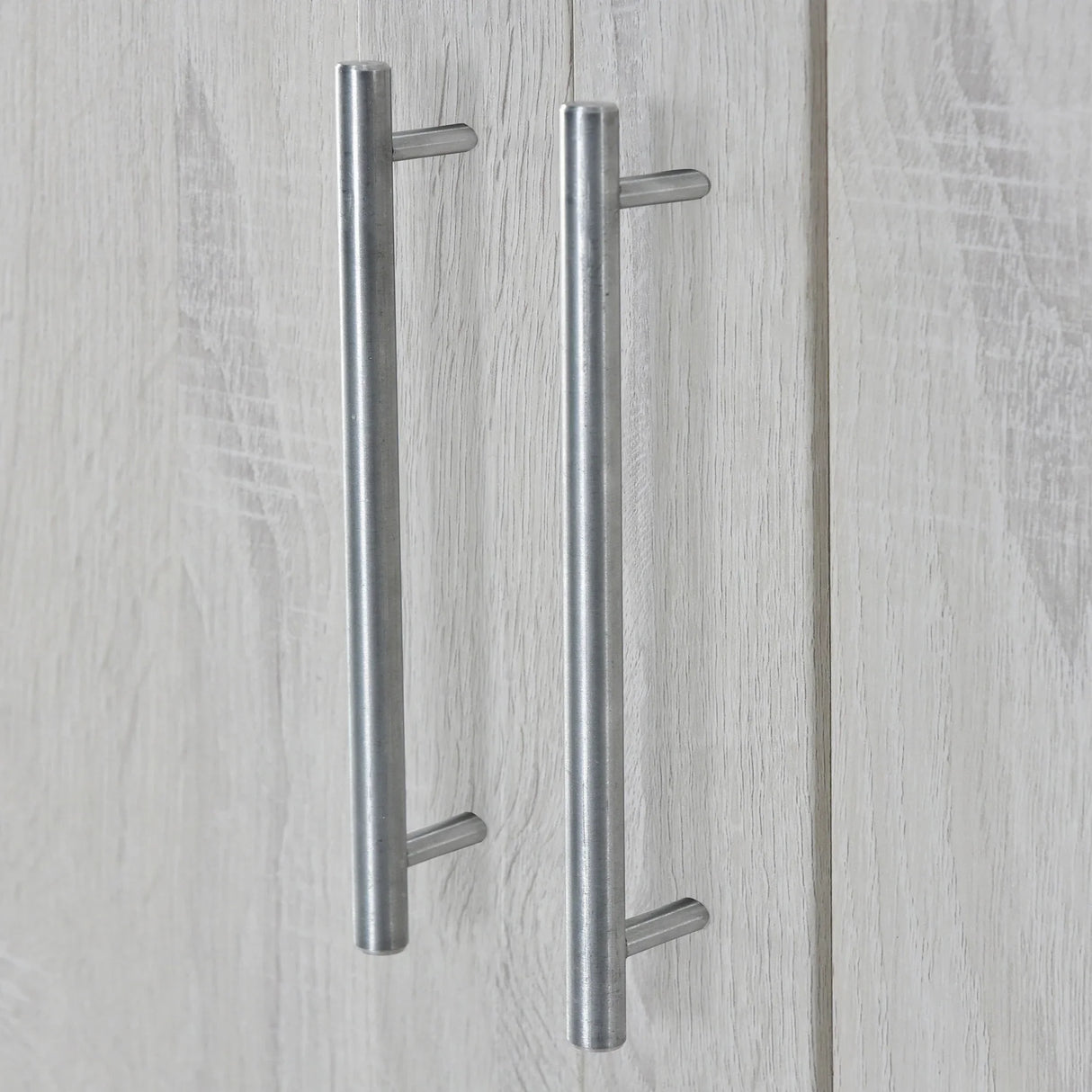 Wardrobe With 4 Doors And 3 Drawers Solid Wood White - Furniture Home Direct
