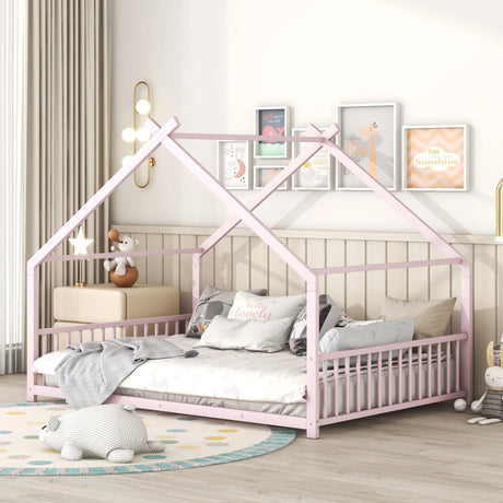 Metal House Bed - Furniture Home Direct