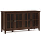 Artisan - Handcrafted Wide 4 Door Storage Cabinet - Furniture Home Direct
