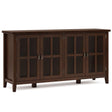 Artisan - Handcrafted Wide 4 Door Storage Cabinet - Furniture Home Direct