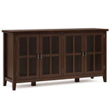 Artisan - Handcrafted Wide 4 Door Storage Cabinet - Furniture Home Direct