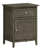 Izzy - 1 Drawer /1 Door Nightstand - Furniture Home Direct