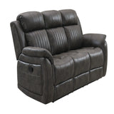 Steban - Reclining Sofa - Gray - Furniture Home Direct