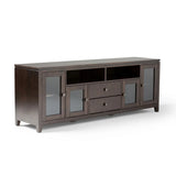 Cosmopolitan - Wide TV Media Stand - Mahogany Brown - Furniture Home Direct